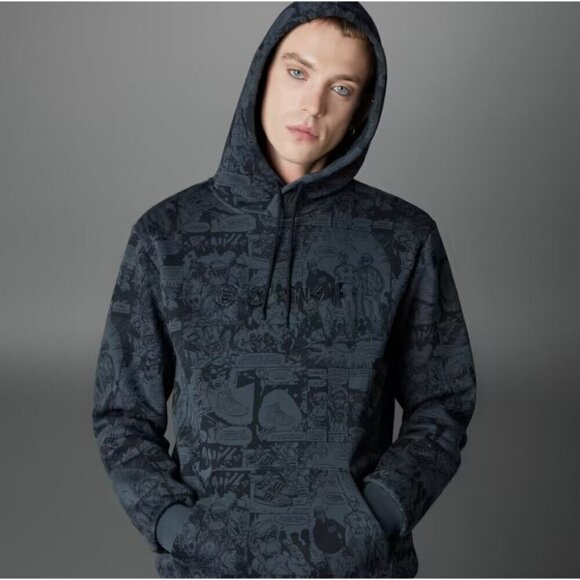 NWT Adidas Into the Metaverse Hero Comics Hoodie Grey Size S IJ9085 - Picture 1 of 6